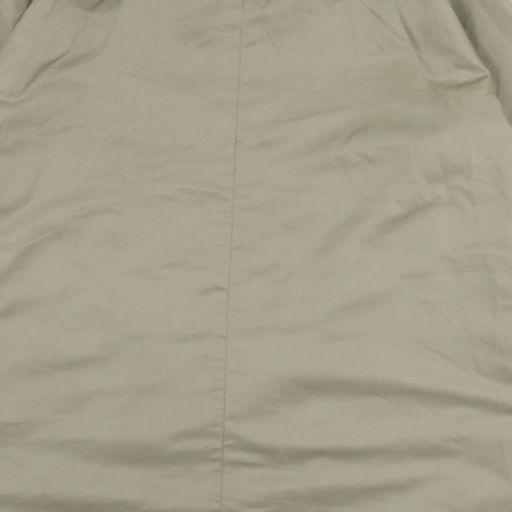 Tayberry & Co Mens Beige   Overcoat Coat Size 2XL  Zip
