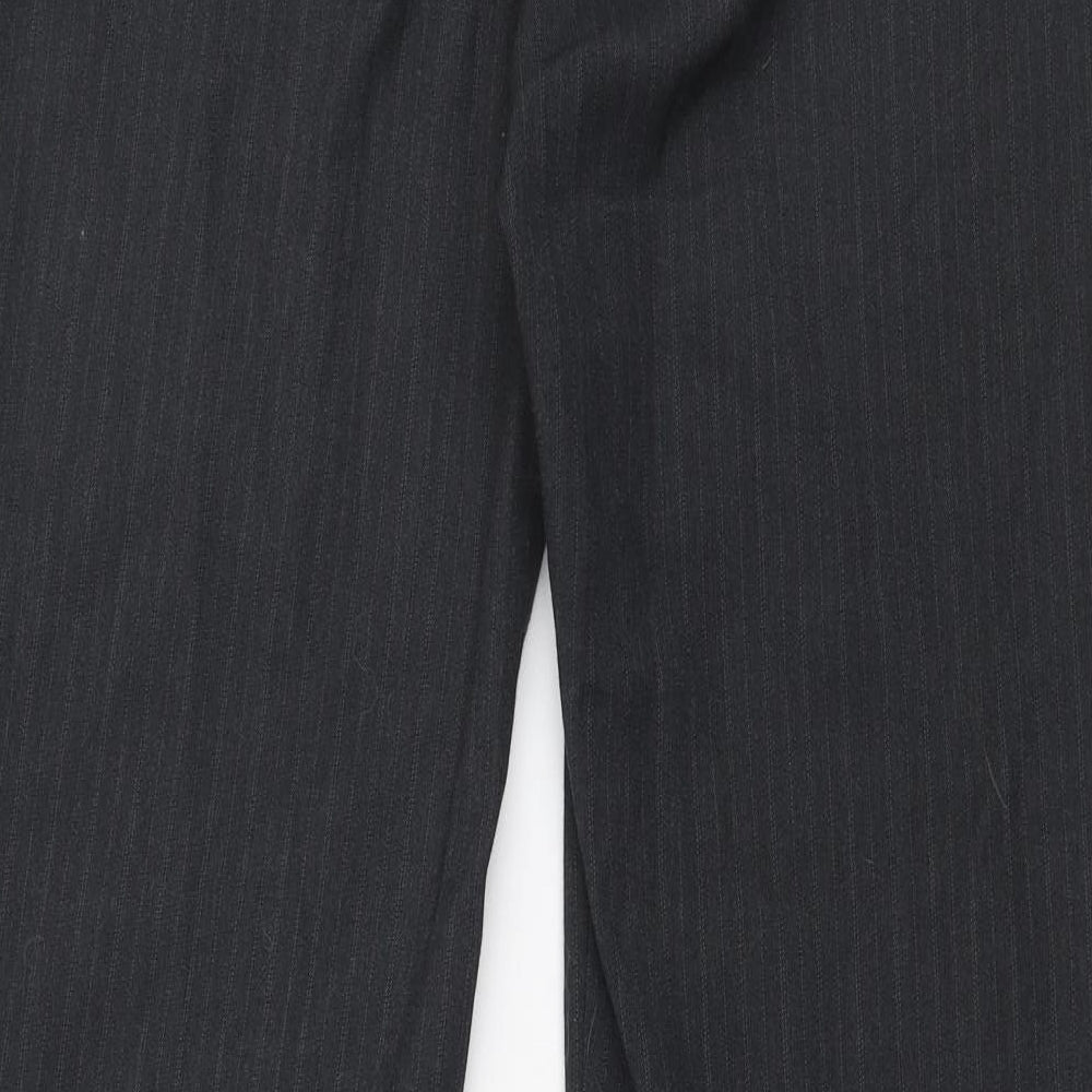 NEXT Womens Grey  Polyester Trousers  Size 14 L32 in Regular Zip