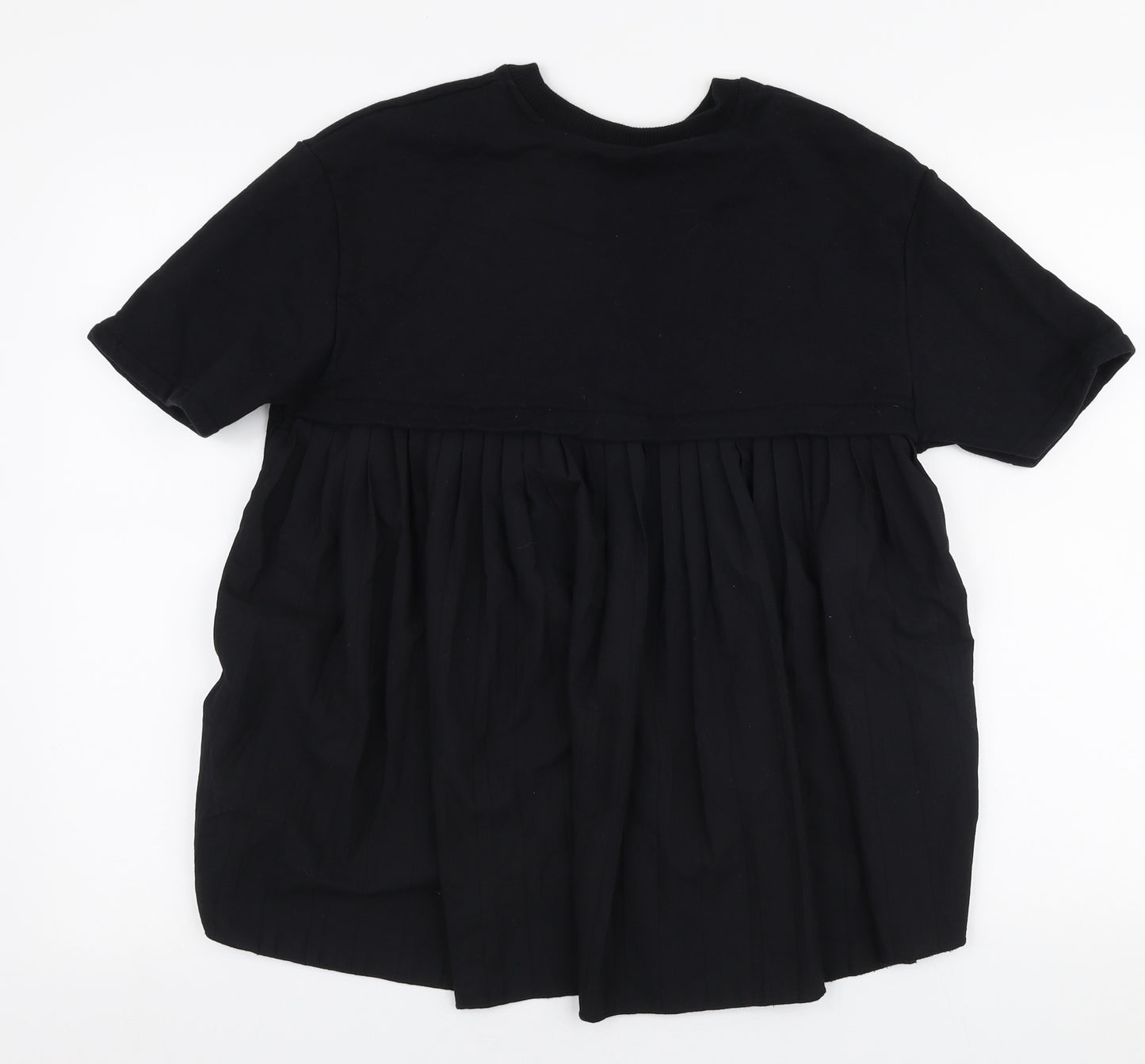 Zara Womens Black  Cotton Pullover Sweatshirt Size M  Pullover