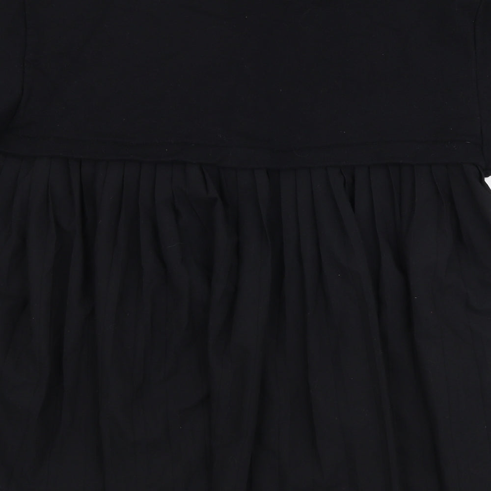 Zara Womens Black  Cotton Pullover Sweatshirt Size M  Pullover