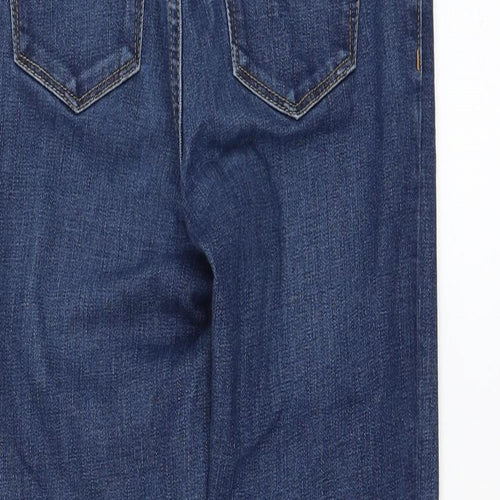 Topshop Womens Blue  Cotton Skinny Jeans Size 25 in L32 in Regular Zip