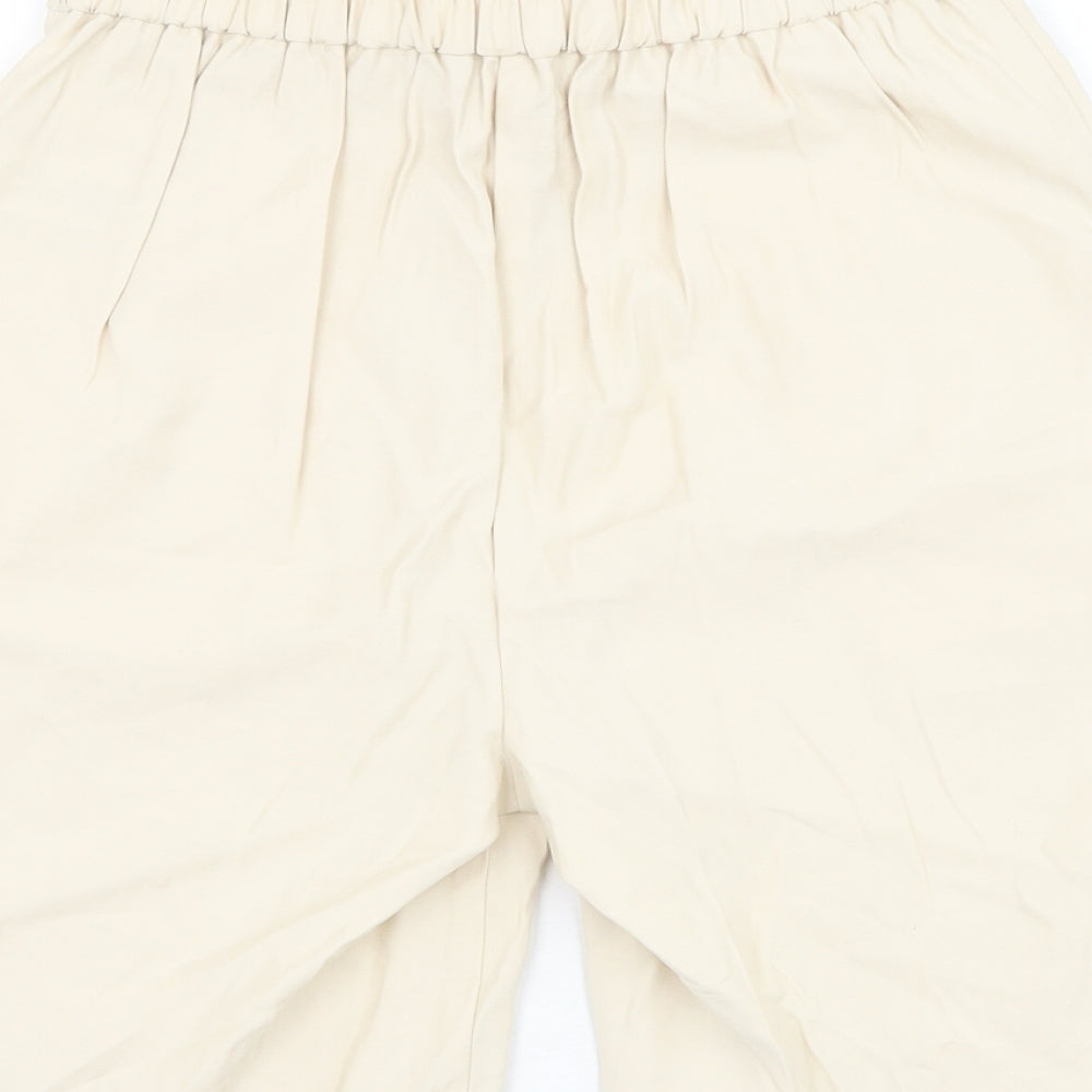 Primark Womens Beige  Viscose Bermuda Shorts Size 8 L8 in Regular
