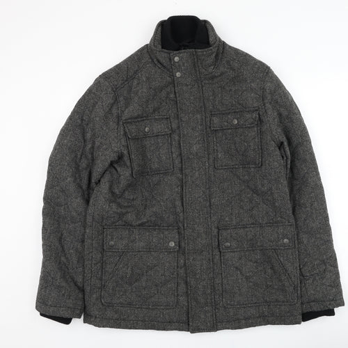 George Womens Grey   Jacket Coat Size M  Zip