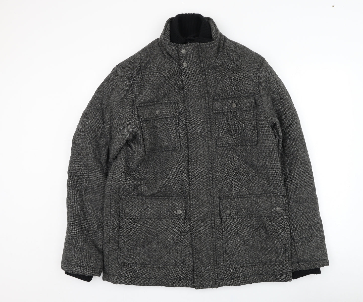 George Womens Grey   Jacket Coat Size M  Zip