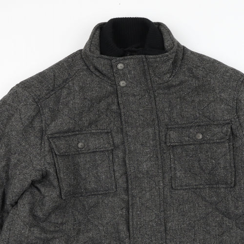 George Womens Grey   Jacket Coat Size M  Zip