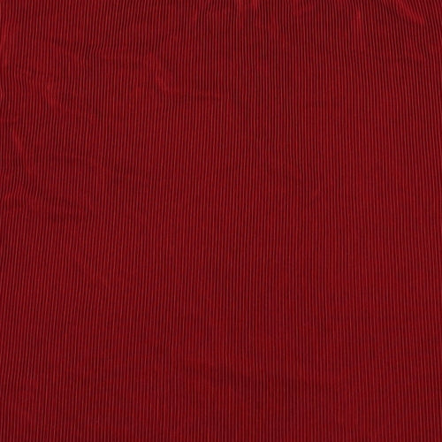 Very Womens Red  Polyester Basic Blouse Size 16 Round Neck