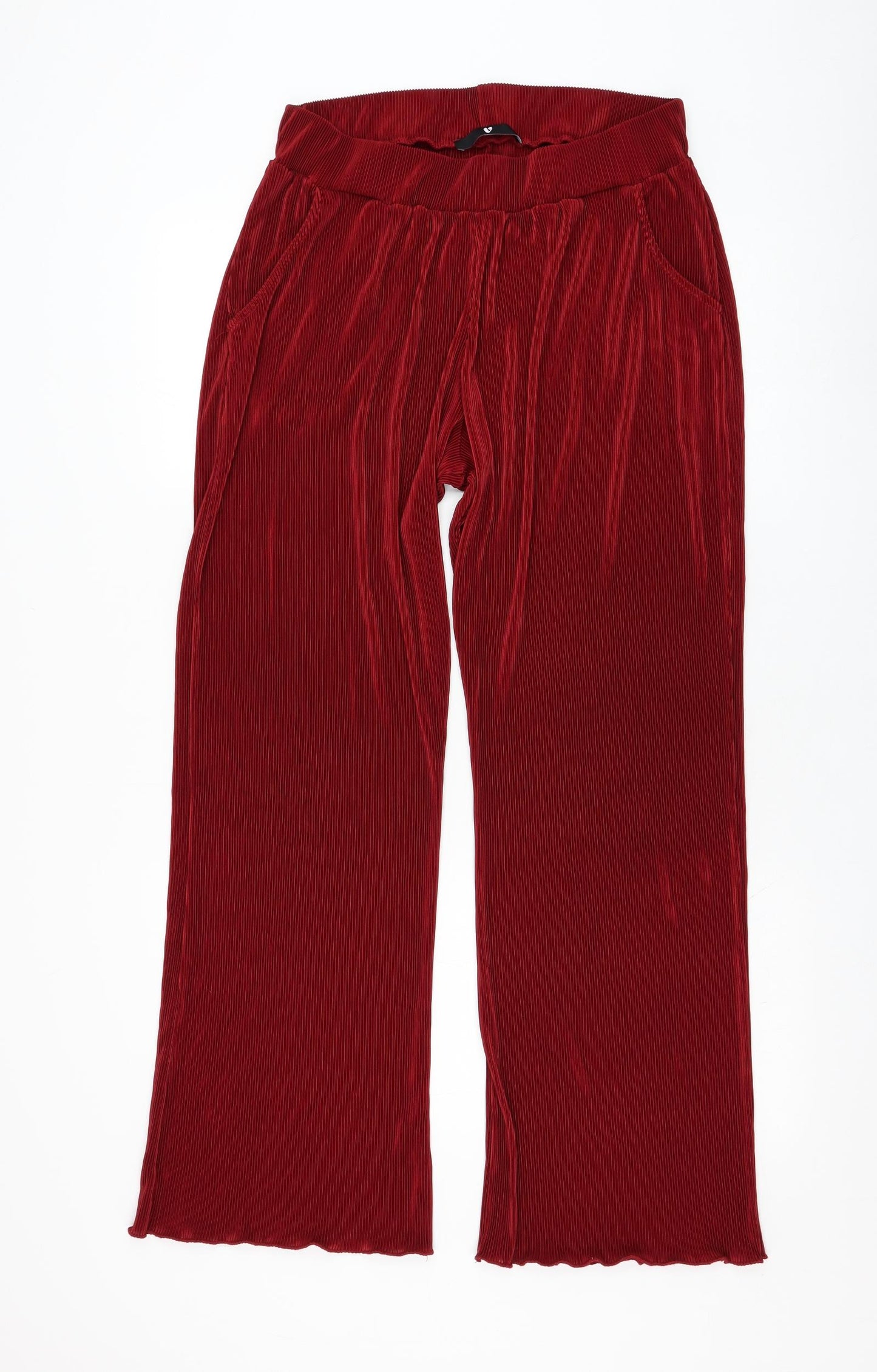 Very Womens Red  Polyester Trousers  Size 16 L30 in Regular