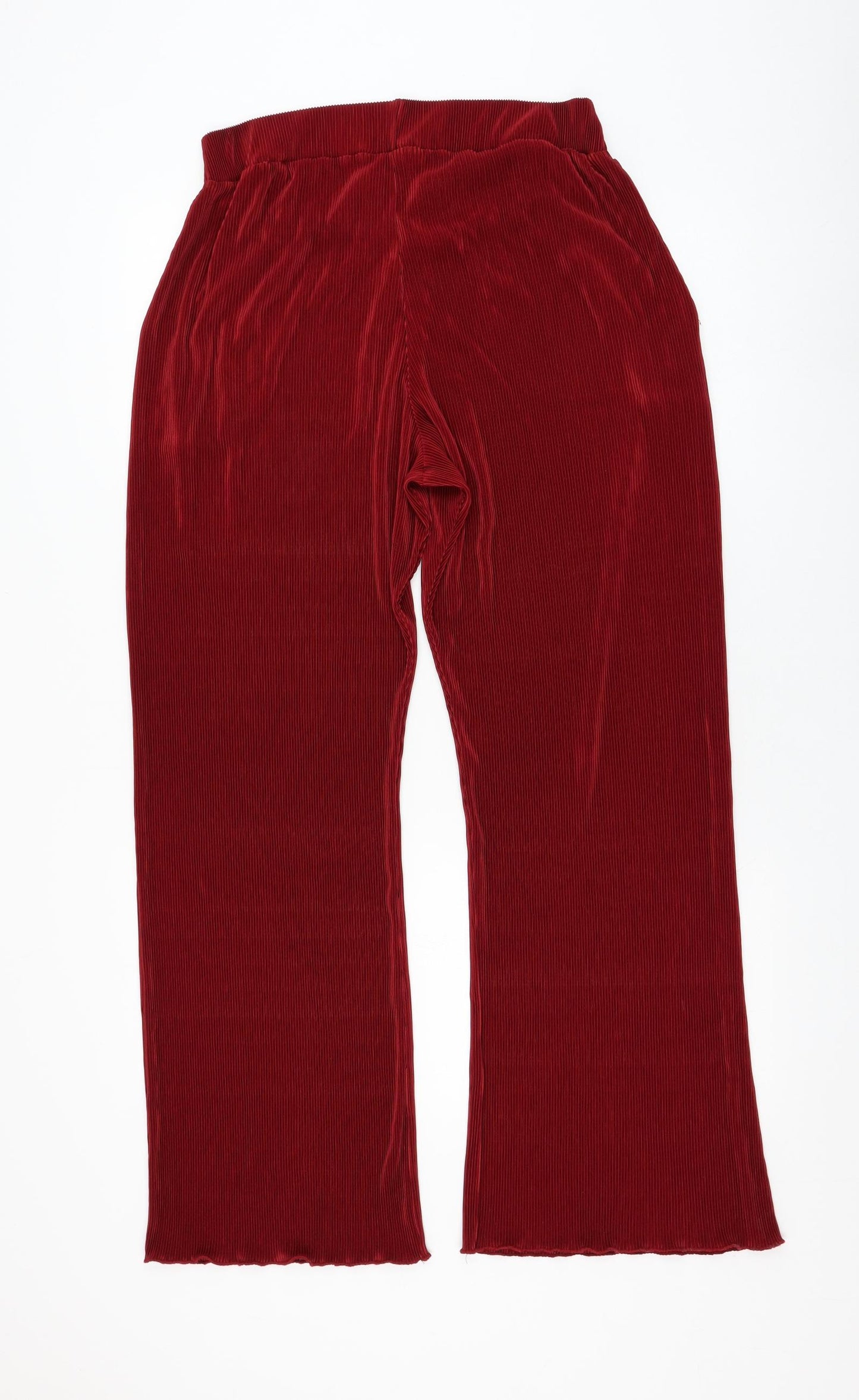 Very Womens Red  Polyester Trousers  Size 16 L30 in Regular