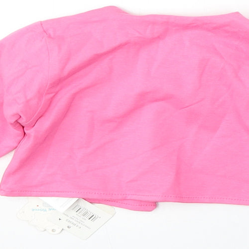 tuc tuc Girls Pink  Cotton Cardigan Jumper Size 6-9 Months