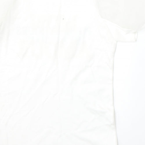 Quiz Womens White  Cotton Basic T-Shirt Size 6 Round Neck