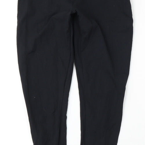 Souluxe Womens Black  Polyamide Jogger Trousers Size 10 L26 in Regular