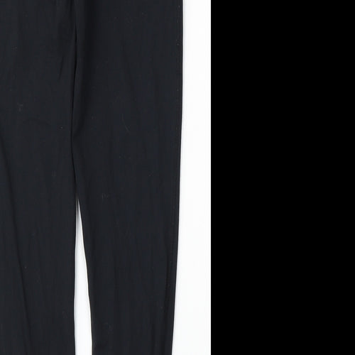 Souluxe Womens Black  Polyamide Jogger Trousers Size 10 L26 in Regular