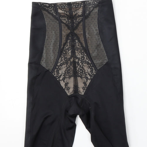 Marks and Spencer Womens Black  Polyester Sweat Shorts Size 10 L8 in Regular