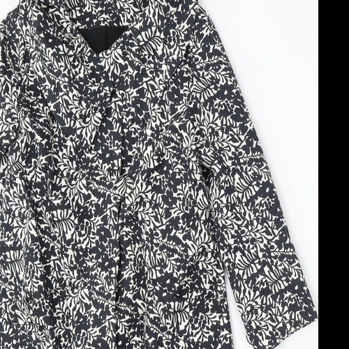 Atmosphere Womens Multicoloured Floral  Jacket  Size 8  Button