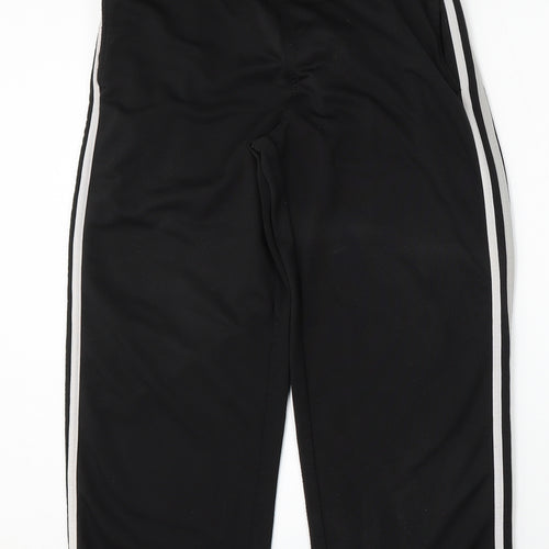 Zantos Mens Black  Polyester Jogger Trousers Size S L27 in Regular