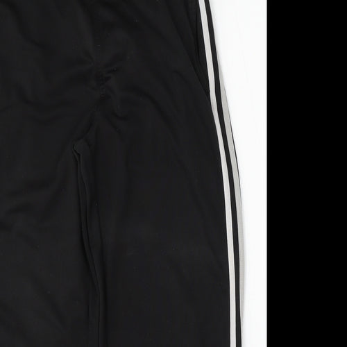 Zantos Mens Black  Polyester Jogger Trousers Size S L27 in Regular