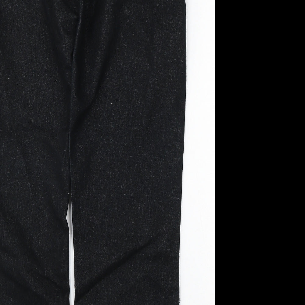 Cedar Wood State Womens Black  Cotton Straight Jeans Size 32 L31 in Regular Button