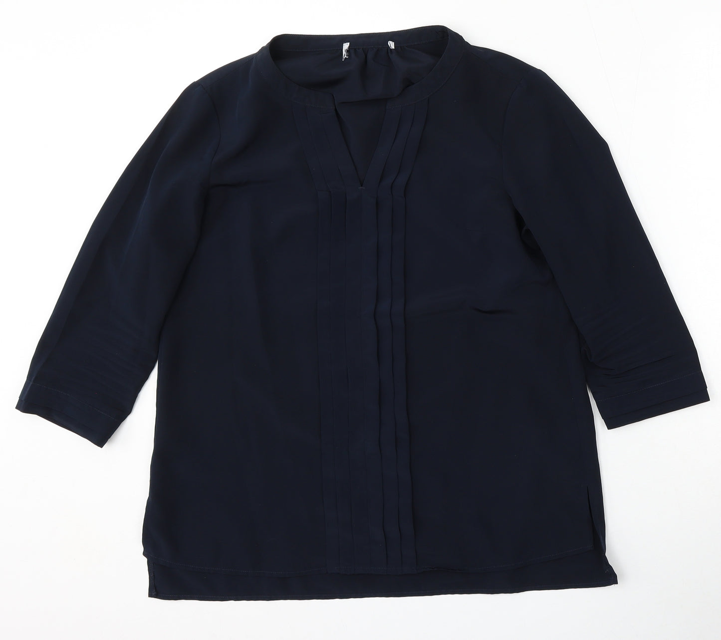 Preworn Womens Blue  Polyester Pullover Sweatshirt Size S