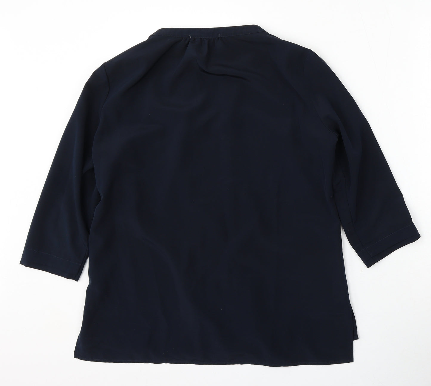 Preworn Womens Blue  Polyester Pullover Sweatshirt Size S