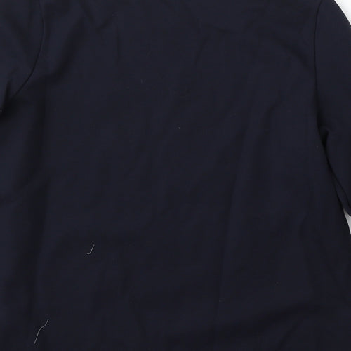 Preworn Womens Blue  Rayon Pullover Sweatshirt Size M