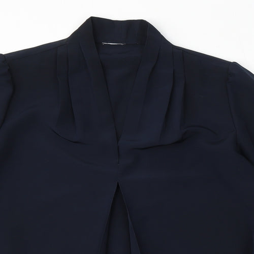 Preworn Womens Blue  Polyester Pullover Sweatshirt Size M