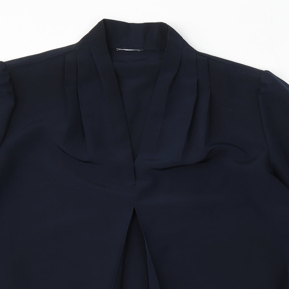 Preworn Womens Blue  Polyester Pullover Sweatshirt Size M