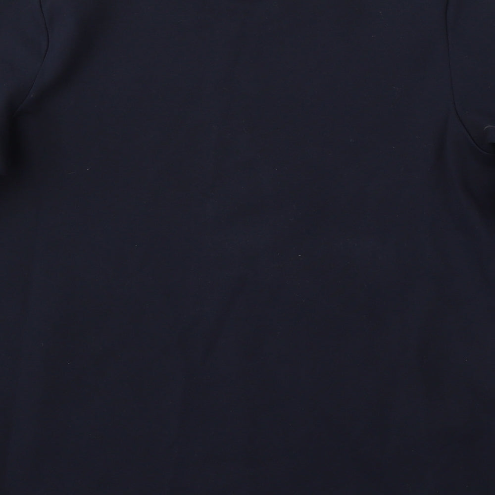 Preworn Womens Blue  Rayon Pullover Sweatshirt Size M