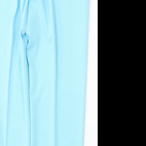 Toddy Womens Blue  Polyester Trousers  Size 34 L28 in Regular