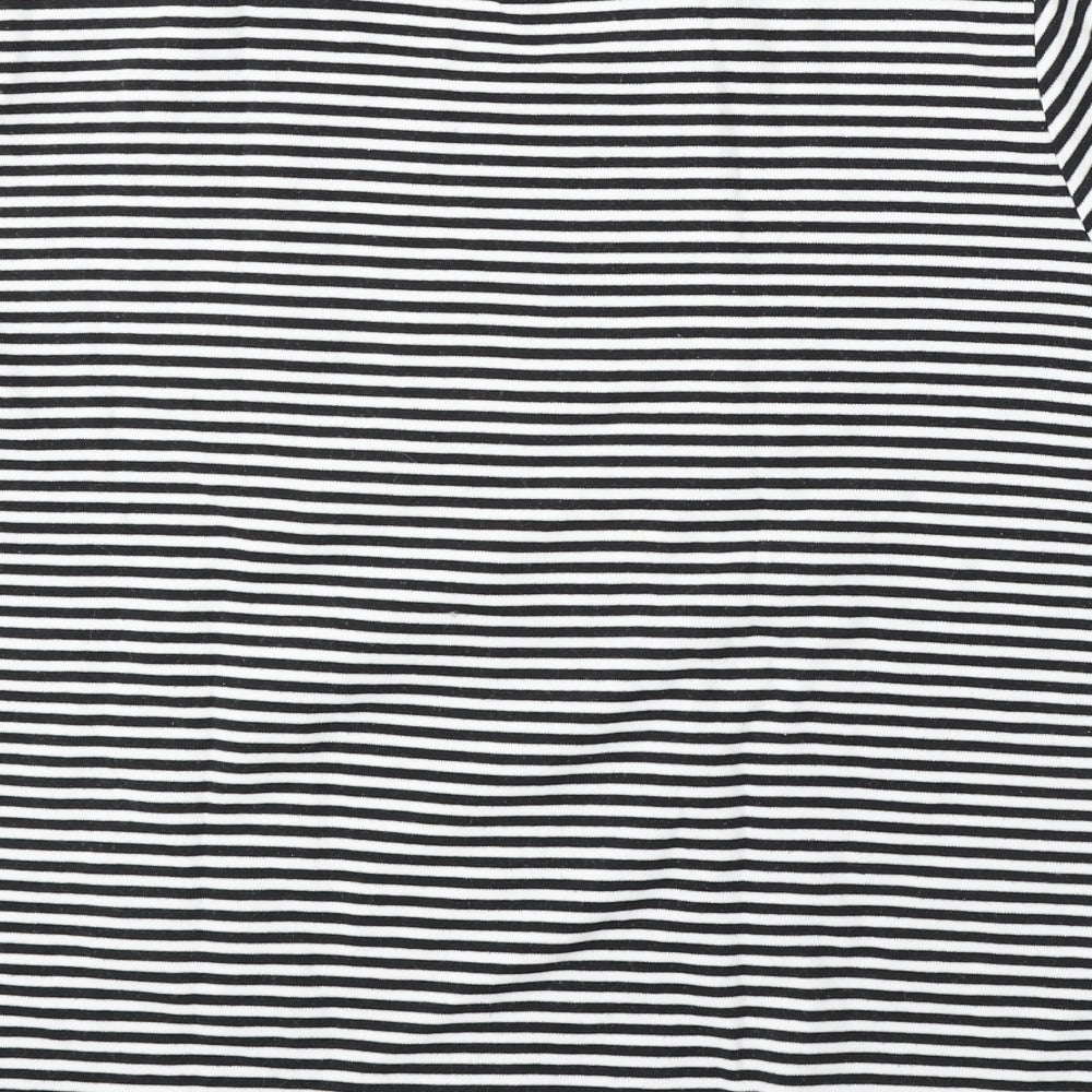 TIGI Womens Multicoloured Round Neck Striped Polyester Pullover Jumper Size 22
