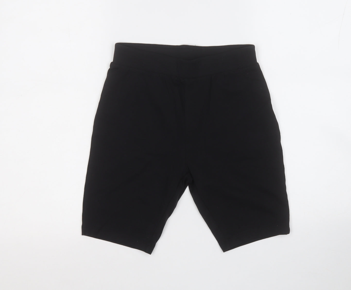 New Look Womens Black  Cotton Sweat Shorts Size 8  Regular