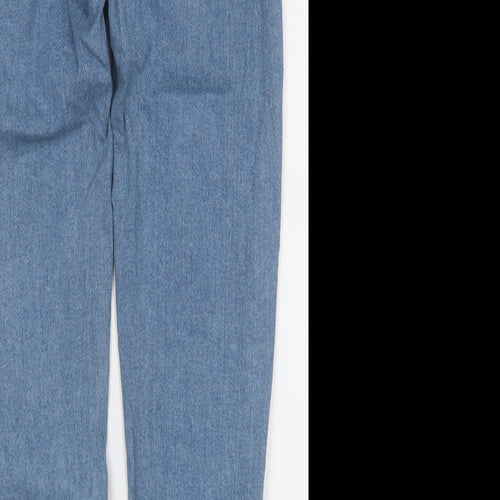 ASOS Womens Blue  Cotton Straight Jeans Size 28 in L28 in Regular