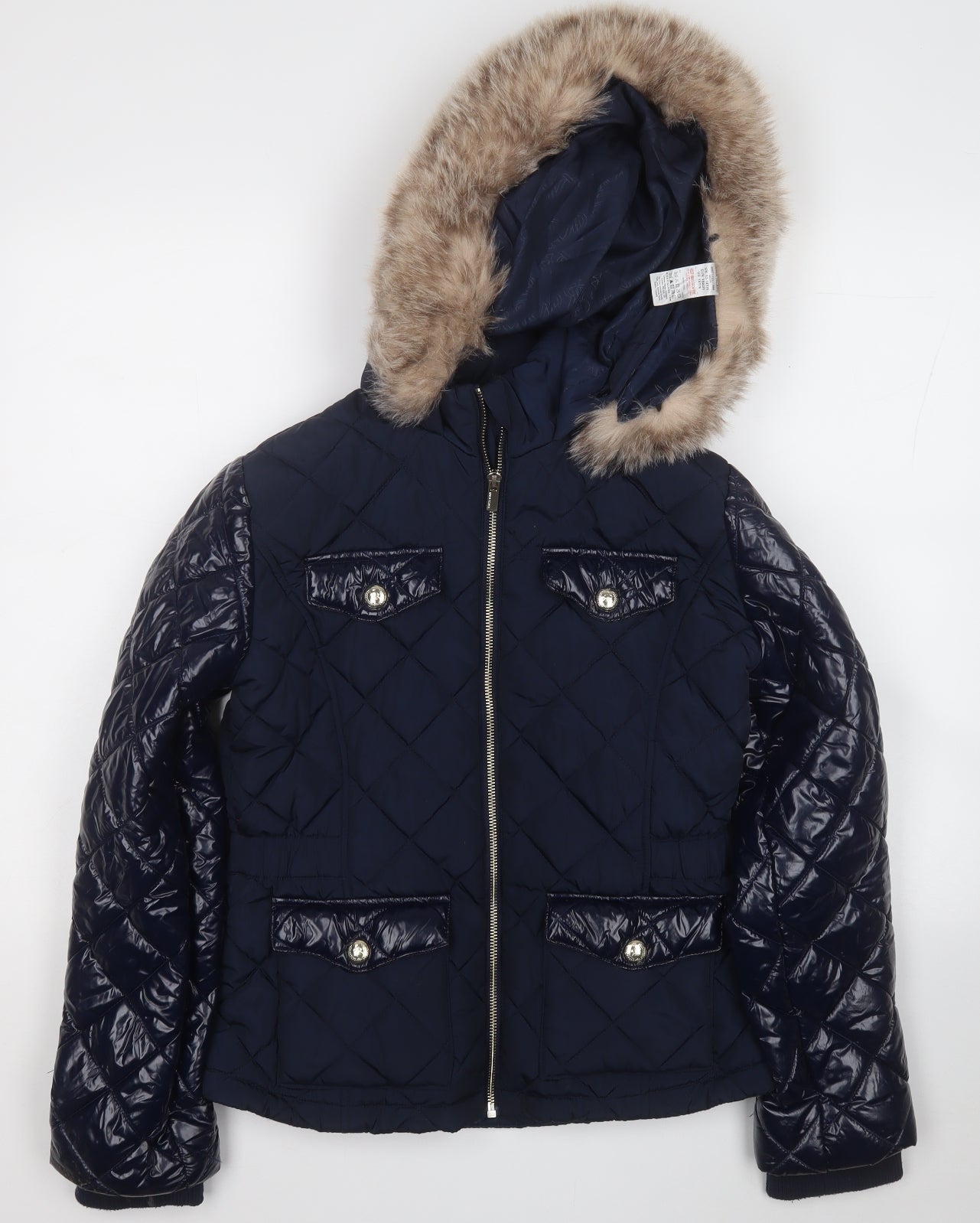 River Island Girls Blue   Puffer Jacket Jacket Size 13-14 Years