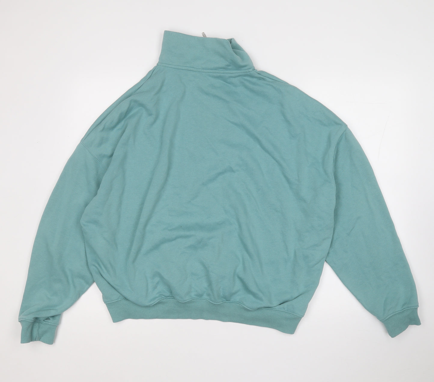 Dunnes Stores Womens Green High Neck  Polyester Pullover Jumper Size L