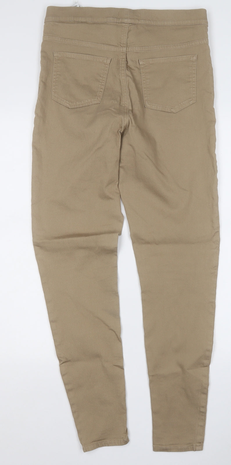 Marks and Spencer Womens Brown  Cotton Jegging Jeans Size 12 L29 in Regular