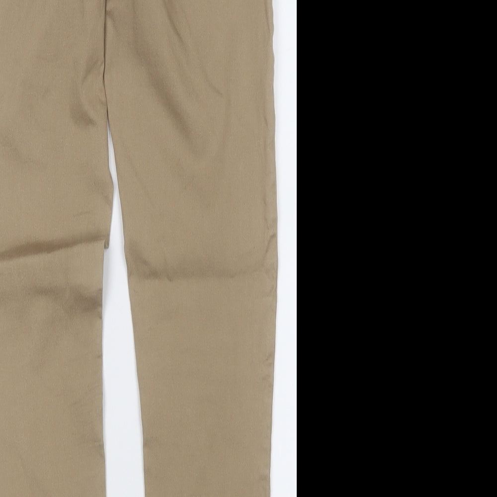 Marks and Spencer Womens Brown  Cotton Jegging Jeans Size 12 L29 in Regular