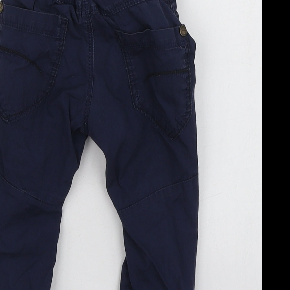 NEXT  Blue  Cotton Jogger Trousers Size 3-6 Months