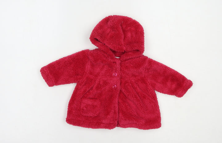 NEXT Baby Pink   Basic Jacket Jacket Size 0-3 Months   Button