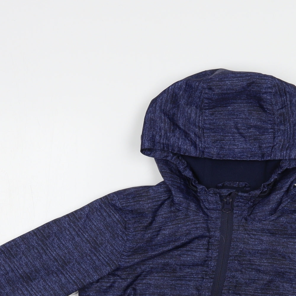 Primark Boys Blue   Windbreaker Jacket Size 2-3 Years  Zip
