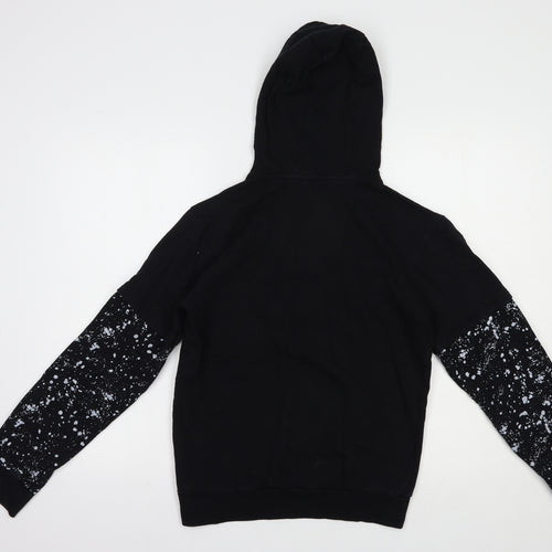 Urban Outlaws Boys Black  Cotton Pullover Hoodie Size 13-14 Years  Pullover - Legend
