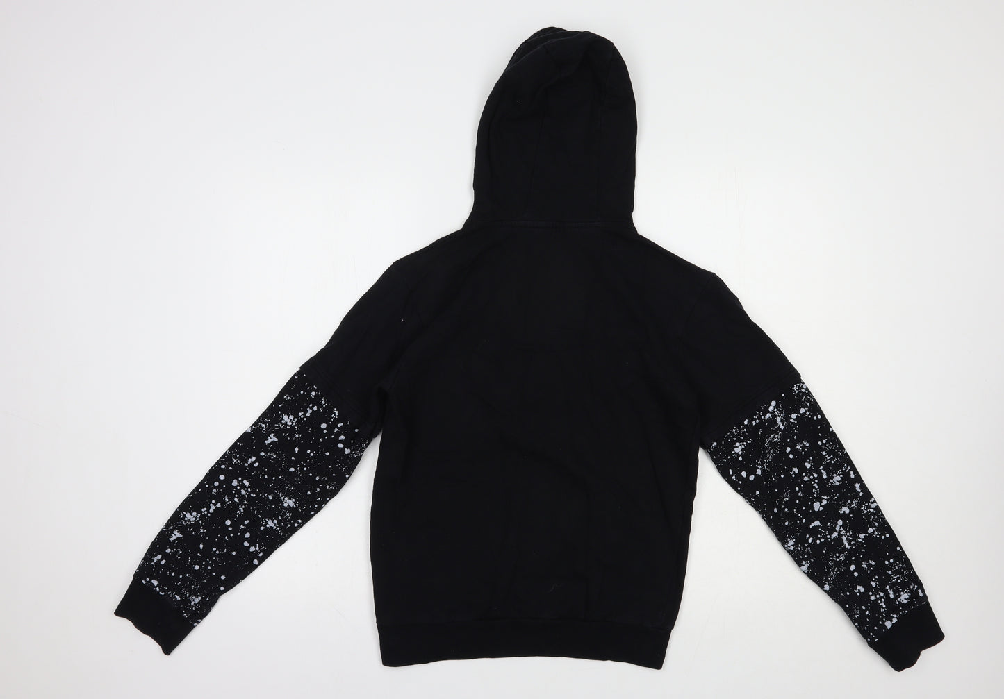 Urban Outlaws Boys Black  Cotton Pullover Hoodie Size 13-14 Years  Pullover - Legend