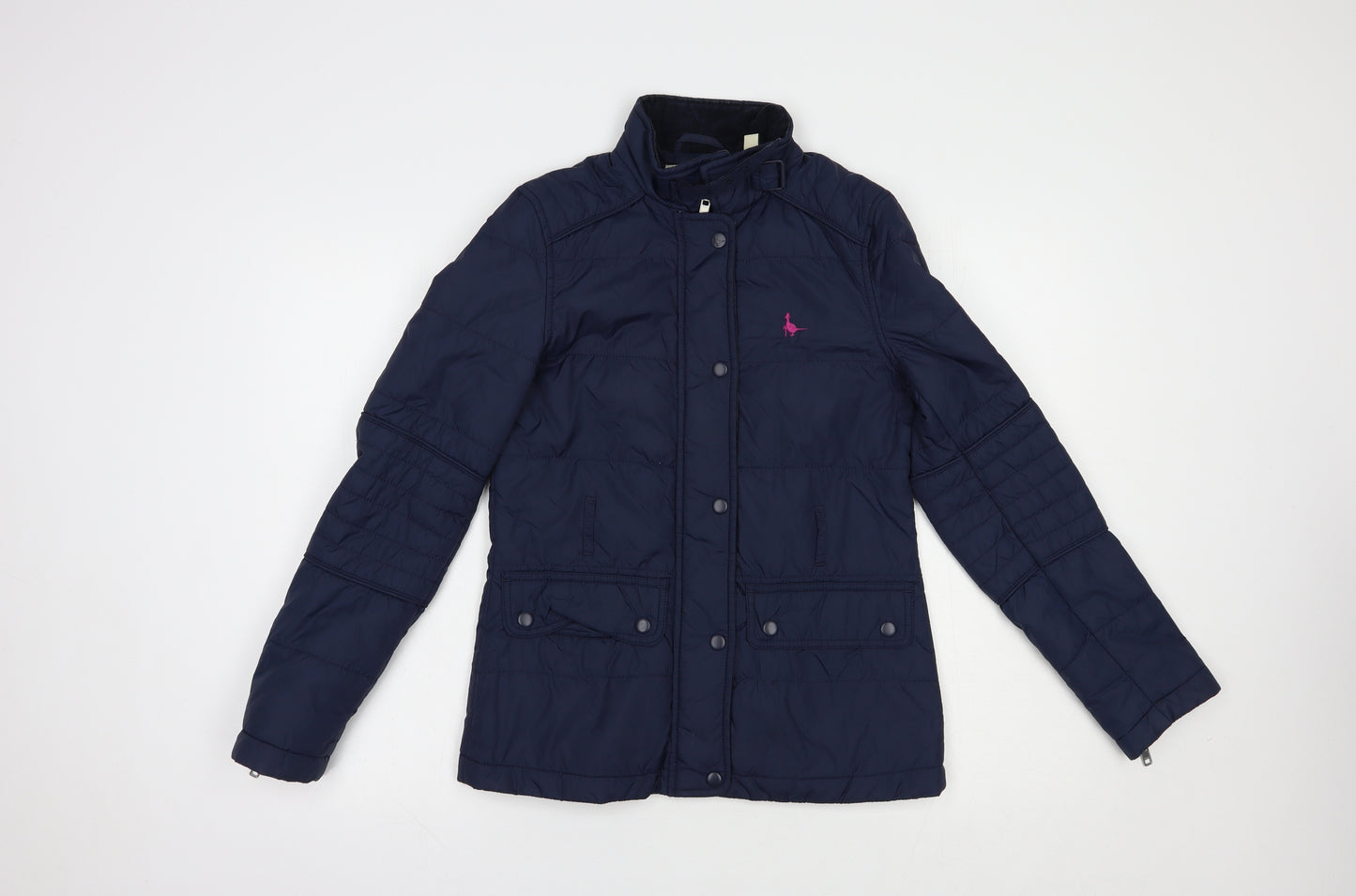 Jack Wills Womens Blue   Quilted Jacket Size 8  Zip