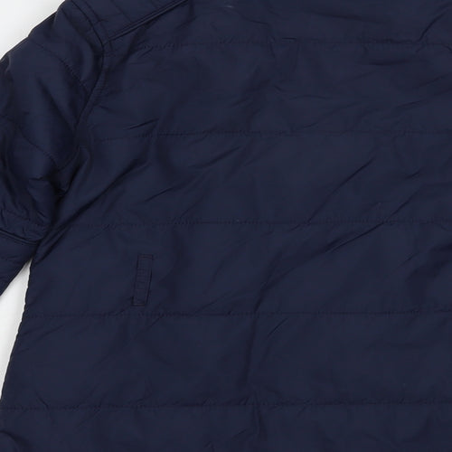 Jack Wills Womens Blue   Quilted Jacket Size 8  Zip