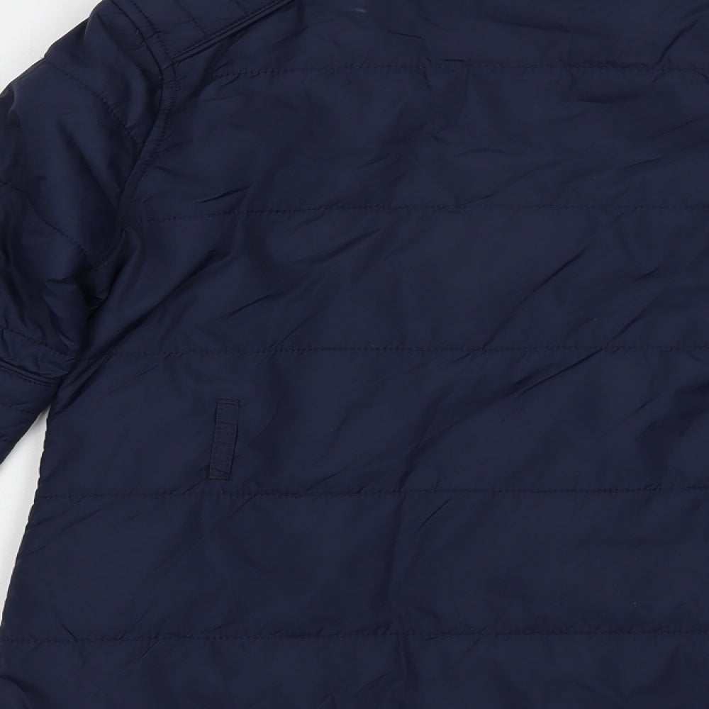 Jack Wills Womens Blue   Quilted Jacket Size 8  Zip