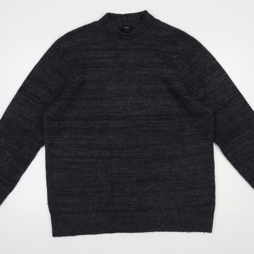 George Mens Blue Crew Neck  Acrylic Pullover Jumper Size XL