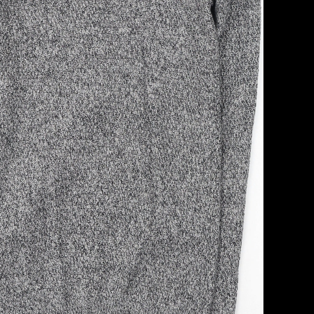 River Island  Mens Grey Round Neck  Acrylic Pullover Jumper Size S