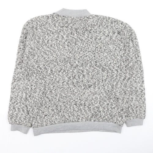 Primark  Womens Grey Round Neck  Cotton Pullover Jumper Size 6