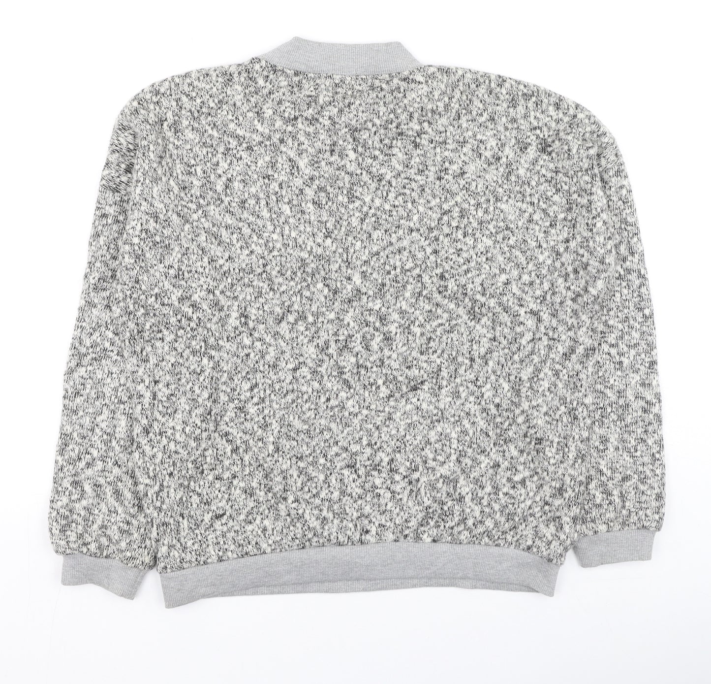 Primark  Womens Grey Round Neck  Cotton Pullover Jumper Size 6