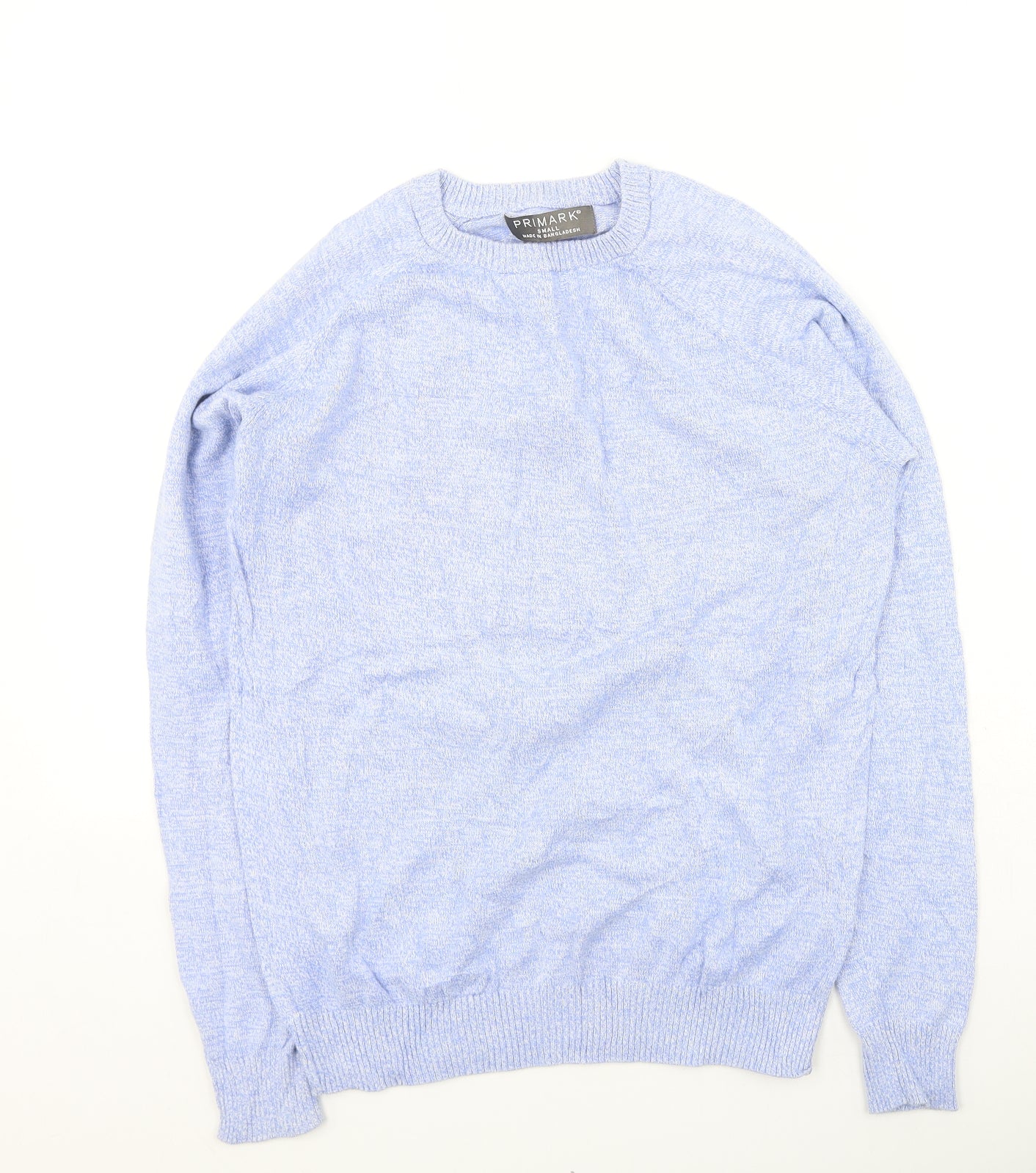 Primark Womens Purple Round Neck  Cotton Pullover Jumper Size S