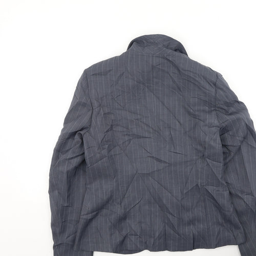Dorothy Perkins Womens Grey Striped  Jacket  Size 12