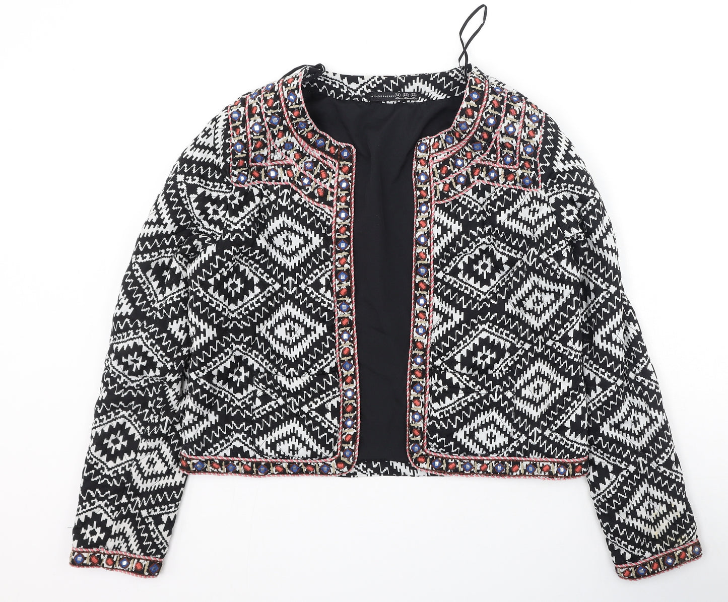 Primark Womens Multicoloured Geometric  Jacket  Size 14